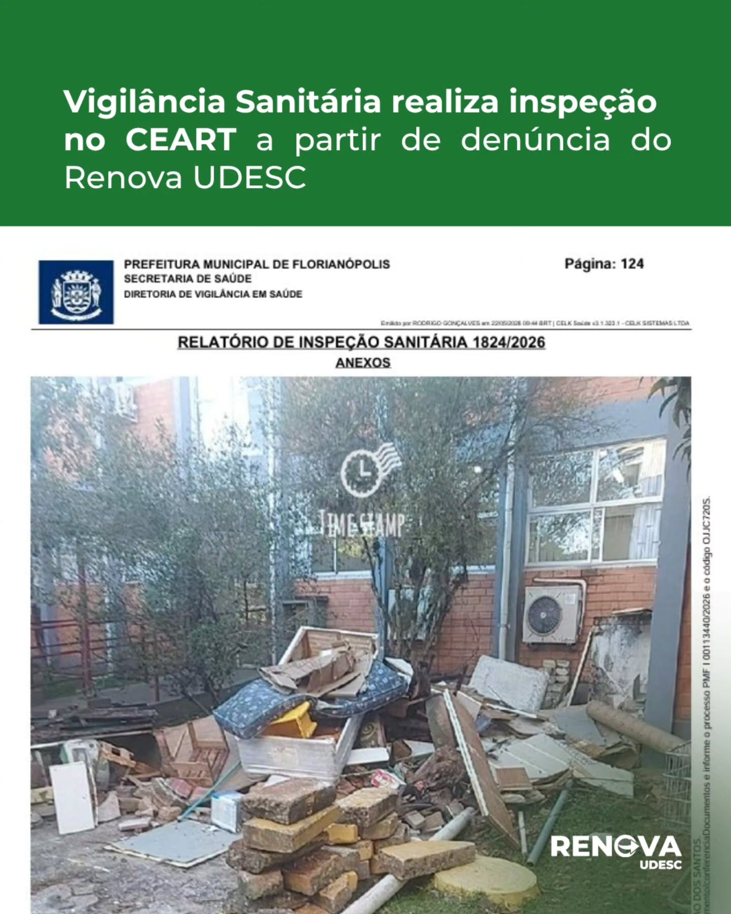 Vigilância Sanitária no CEART