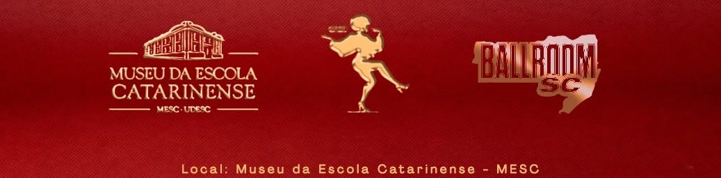 Logos MESC-UDESC e Ballroom SC no rodapé das categorias da Natalyna Ball